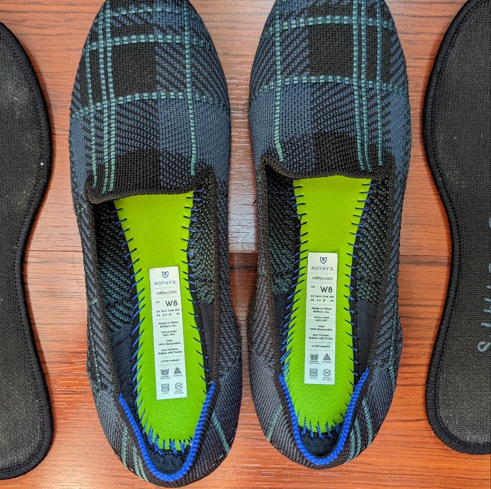 Rothy's Black and Navy Loafer Size 8 - Picture 4 of 5